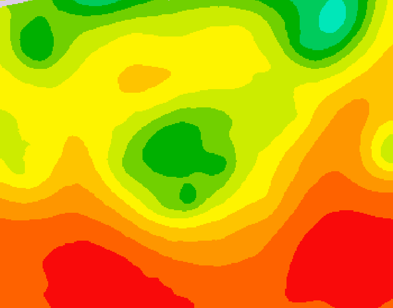 GDPS 500 millibar geopotential height 066 hour forecast chart for Canada based on 2026/08/04 1200Z data