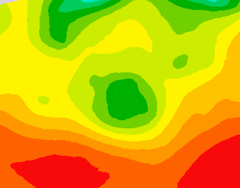 GDPS 500 millibar geopotential height 108 hour forecast chart for Canada based on 2026/08/04 1200Z data
