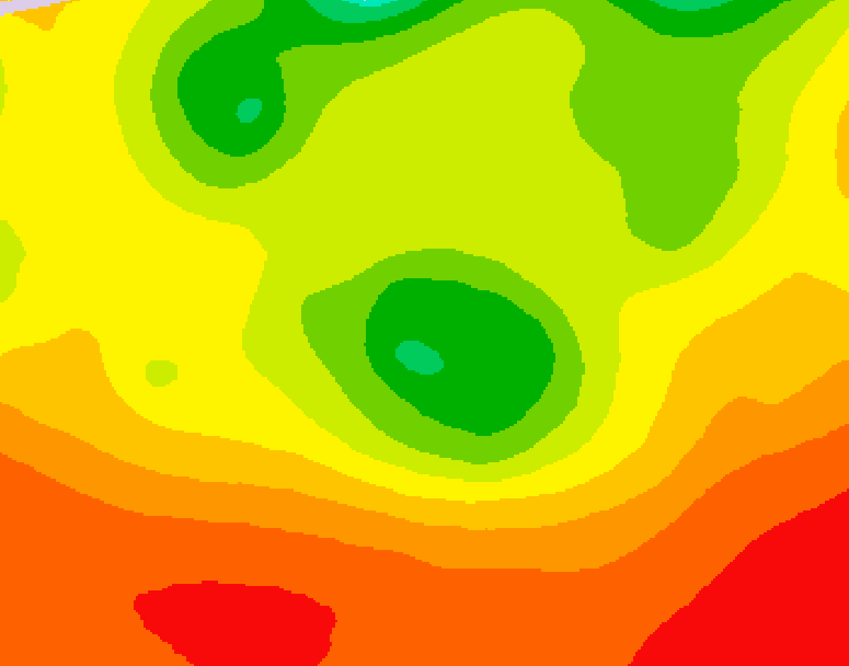 GDPS 500 millibar geopotential height 120 hour forecast chart for Canada based on 2026/08/04 1200Z data
