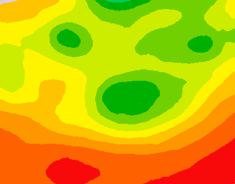 GDPS 500 millibar geopotential height 150 hour forecast chart for Canada based on 2026/08/04 1200Z data