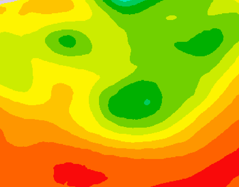 GDPS 500 millibar geopotential height 162 hour forecast chart for Canada based on 2026/08/04 1200Z data