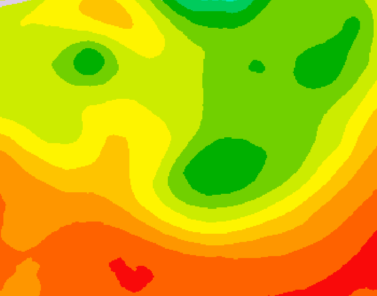 GDPS 500 millibar geopotential height 180 hour forecast chart for Canada based on 2026/08/04 1200Z data