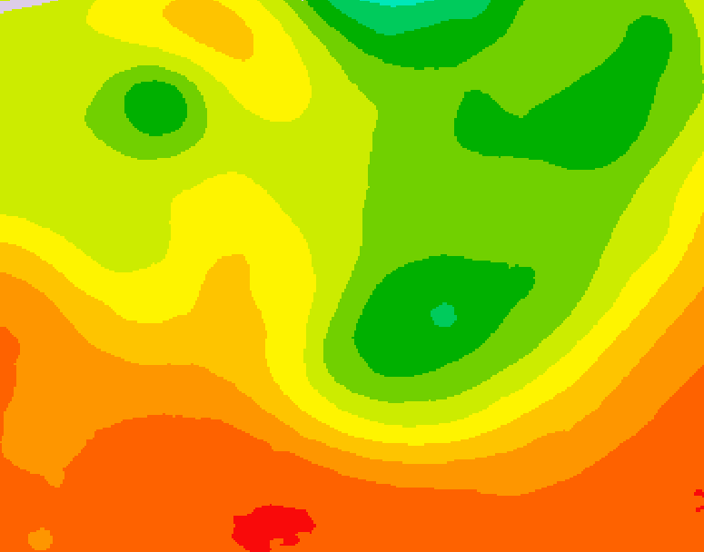 GDPS 500 millibar geopotential height 186 hour forecast chart for Canada based on 2026/08/04 1200Z data