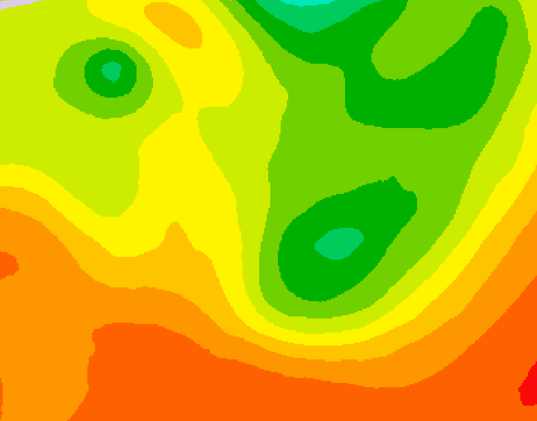 GDPS 500 millibar geopotential height 192 hour forecast chart for Canada based on 2026/08/04 1200Z data