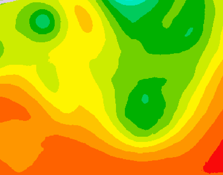 GDPS 500 millibar geopotential height 204 hour forecast chart for Canada based on 2026/08/04 1200Z data