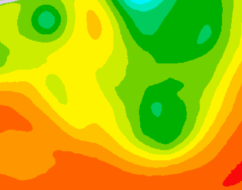 GDPS 500 millibar geopotential height 210 hour forecast chart for Canada based on 2026/08/04 1200Z data