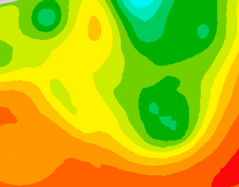 GDPS 500 millibar geopotential height 216 hour forecast chart for Canada based on 2026/08/04 1200Z data