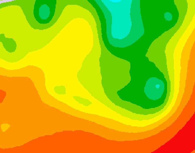 GDPS 500 millibar geopotential height 234 hour forecast chart for Canada based on 2026/08/04 1200Z data