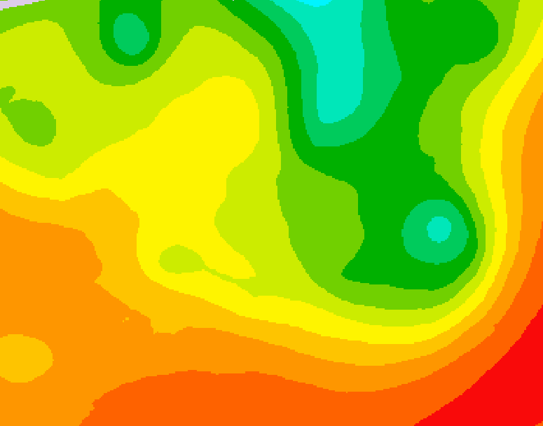 GDPS 500 millibar geopotential height 240 hour forecast chart for Canada based on 2026/08/04 1200Z data