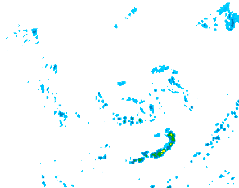 GDPS precipitation 168 hour forecast chart for Canada based on 2026/08/04 0000Z data