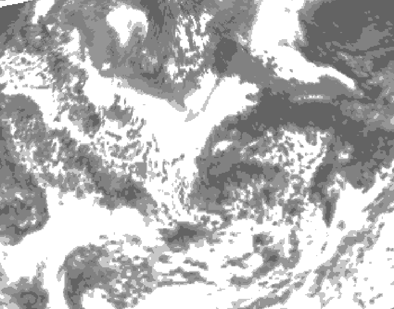 GDPS total cloud 192 hour forecast chart for Canada based on 2026/08/04 0000Z data