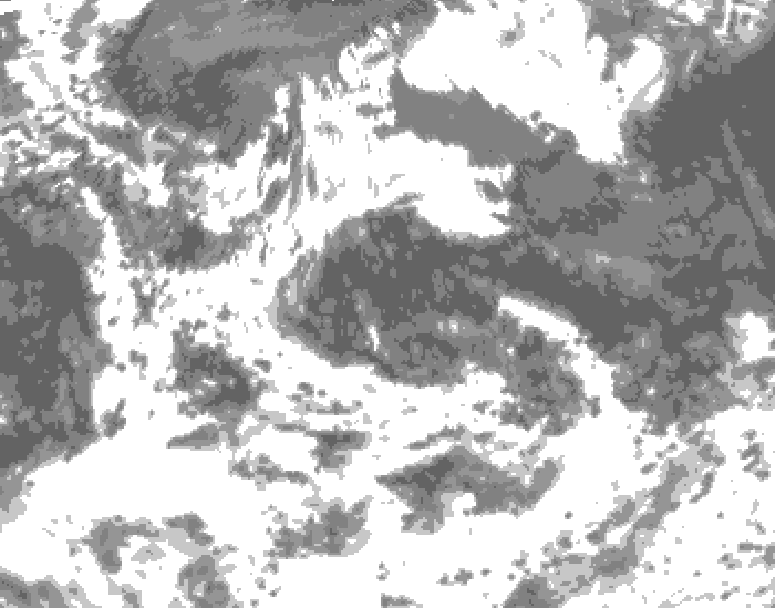 GDPS total cloud 138 hour forecast chart for Canada based on 2026/08/04 1200Z data