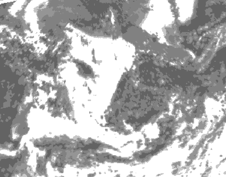 GDPS total cloud 192 hour forecast chart for Canada based on 2026/08/04 1200Z data