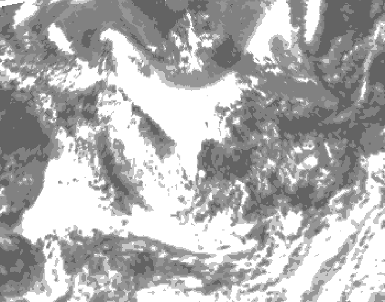 GDPS total cloud 204 hour forecast chart for Canada based on 2026/08/04 1200Z data
