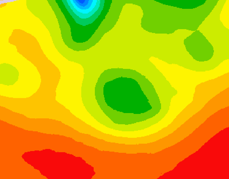 GDPS 500 millibar geopotential height 120 hour forecast chart for Canada based on 2026/08/05 0000Z data