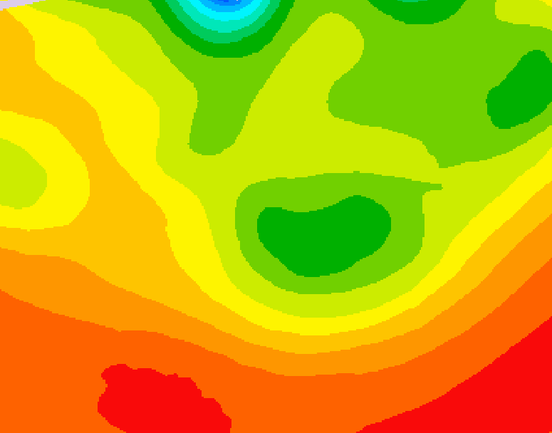 GDPS 500 millibar geopotential height 144 hour forecast chart for Canada based on 2026/08/05 0000Z data