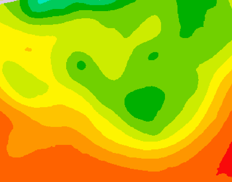 GDPS 500 millibar geopotential height 192 hour forecast chart for Canada based on 2026/08/05 0000Z data