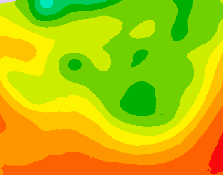 GDPS 500 millibar geopotential height 204 hour forecast chart for Canada based on 2026/08/05 0000Z data