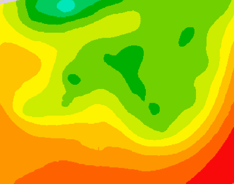GDPS 500 millibar geopotential height 228 hour forecast chart for Canada based on 2026/08/05 0000Z data