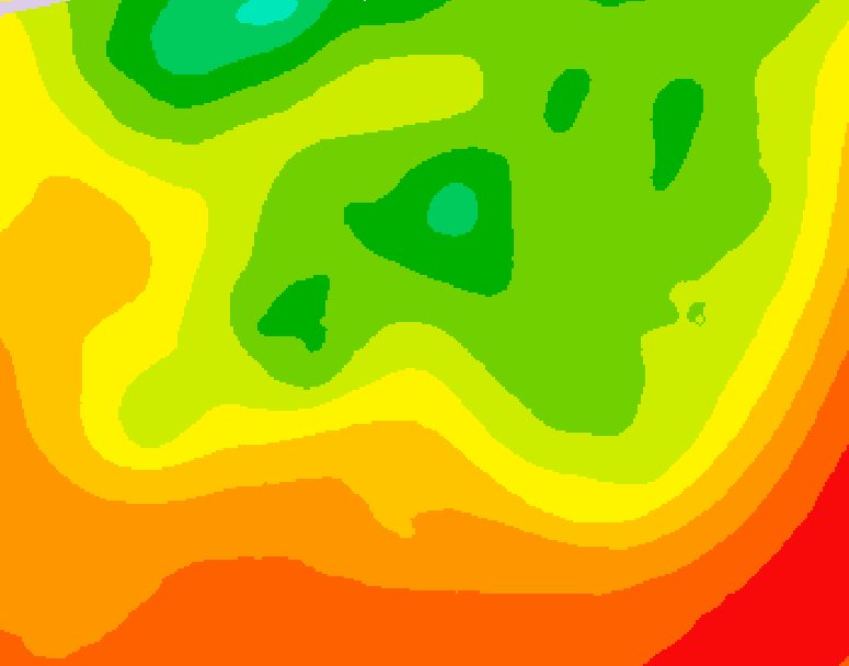 GDPS 500 millibar geopotential height 240 hour forecast chart for Canada based on 2026/08/05 0000Z data