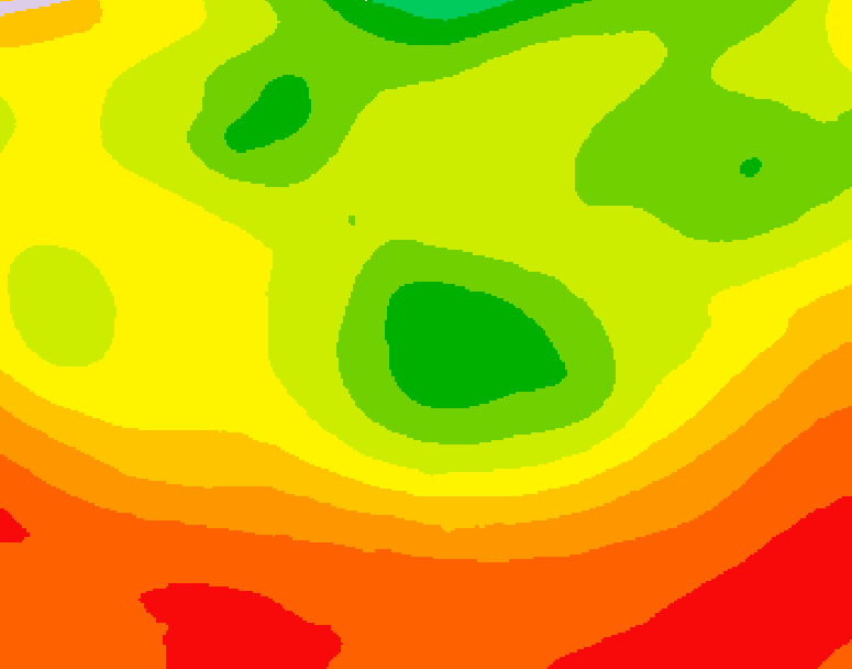 GDPS 500 millibar geopotential height 114 hour forecast chart for Canada based on 2026/08/05 1200Z data