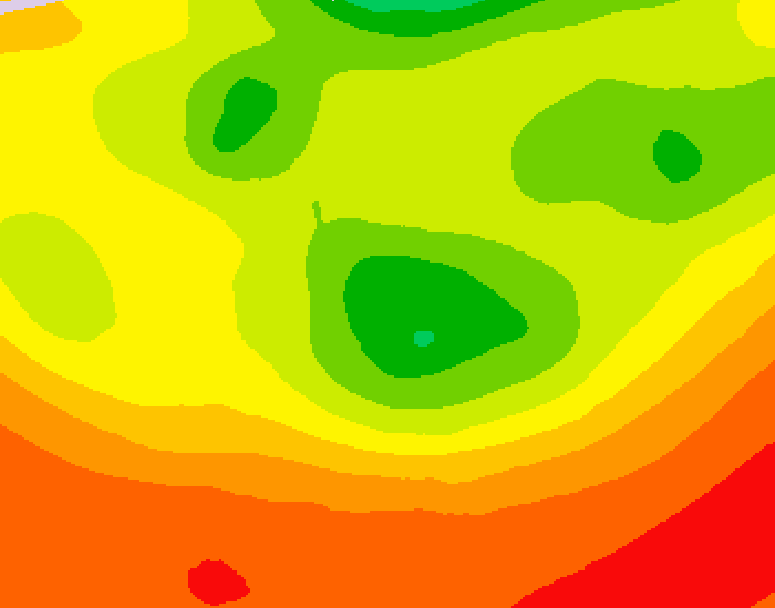 GDPS 500 millibar geopotential height 120 hour forecast chart for Canada based on 2026/08/05 1200Z data