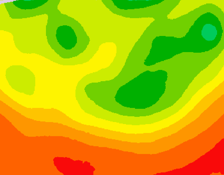 GDPS 500 millibar geopotential height 156 hour forecast chart for Canada based on 2026/08/05 1200Z data