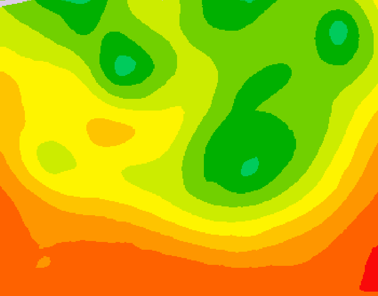 GDPS 500 millibar geopotential height 180 hour forecast chart for Canada based on 2026/08/05 1200Z data