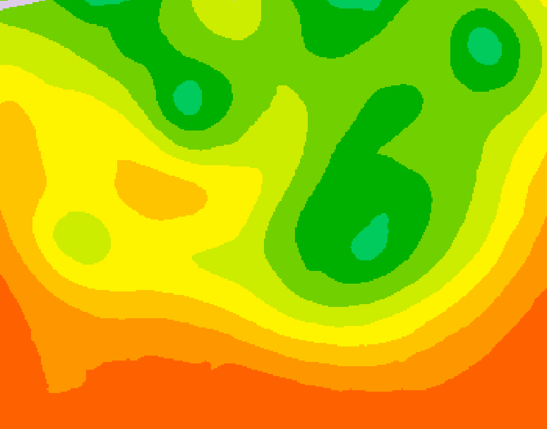 GDPS 500 millibar geopotential height 186 hour forecast chart for Canada based on 2026/08/05 1200Z data