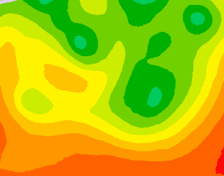 GDPS 500 millibar geopotential height 192 hour forecast chart for Canada based on 2026/08/05 1200Z data