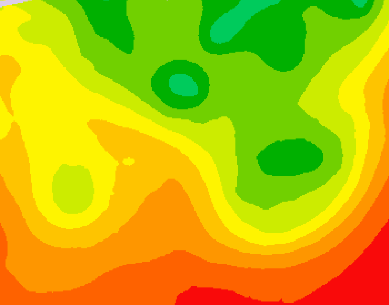 GDPS 500 millibar geopotential height 228 hour forecast chart for Canada based on 2026/08/05 1200Z data