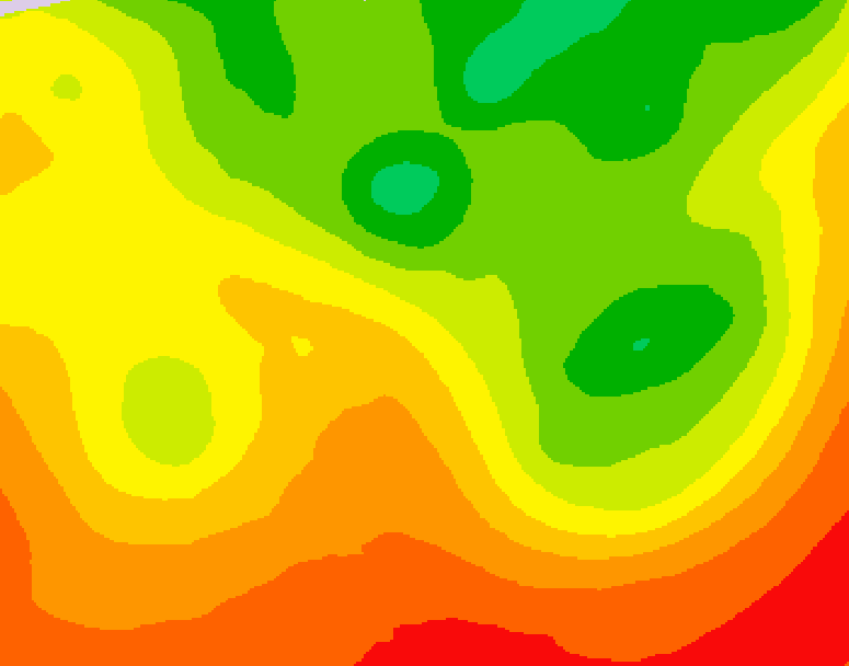GDPS 500 millibar geopotential height 234 hour forecast chart for Canada based on 2026/08/05 1200Z data