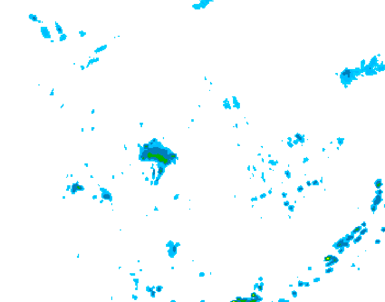 GDPS precipitation 240 hour forecast chart for Canada based on 2026/08/05 0000Z data
