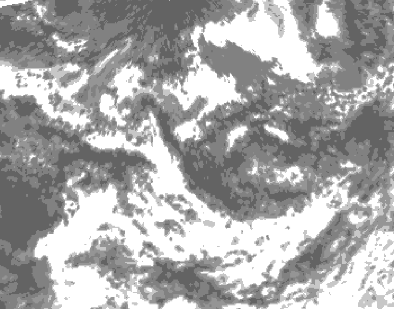 GDPS total cloud 204 hour forecast chart for Canada based on 2026/08/05 0000Z data