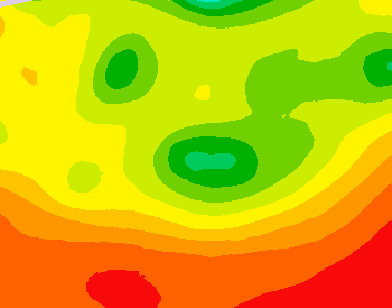 GDPS 500 millibar geopotential height 120 hour forecast chart for Canada based on 2026/08/06 0000Z data