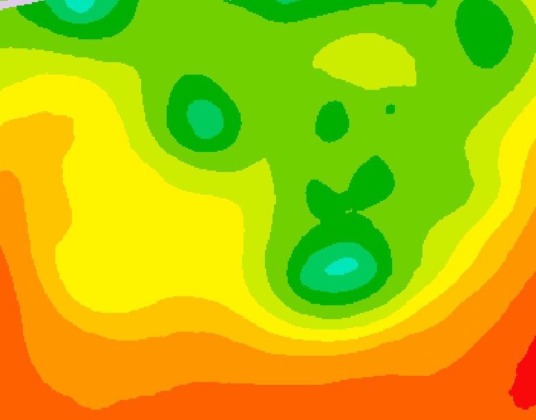 GDPS 500 millibar geopotential height 180 hour forecast chart for Canada based on 2026/08/06 0000Z data