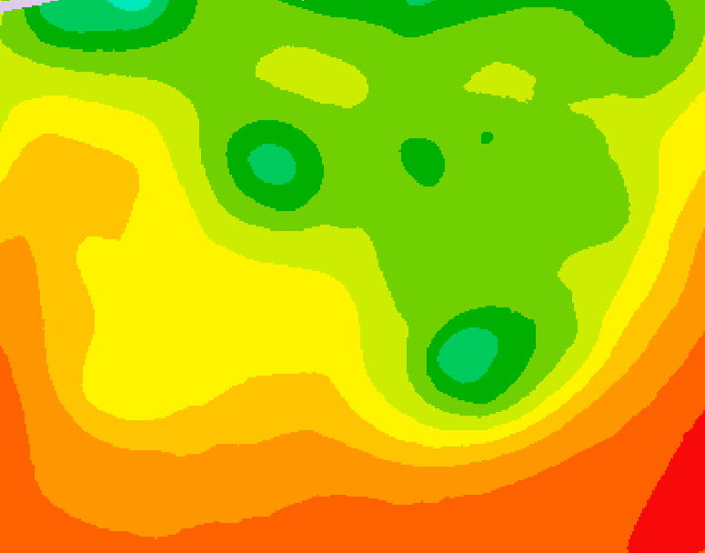 GDPS 500 millibar geopotential height 192 hour forecast chart for Canada based on 2026/08/06 0000Z data