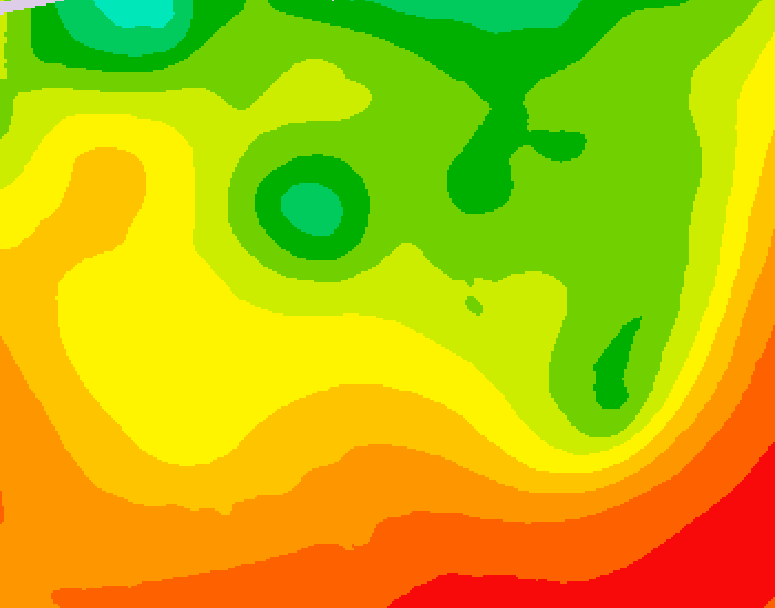 GDPS 500 millibar geopotential height 216 hour forecast chart for Canada based on 2026/08/06 0000Z data