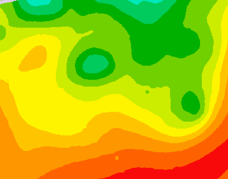 GDPS 500 millibar geopotential height 228 hour forecast chart for Canada based on 2026/08/06 0000Z data