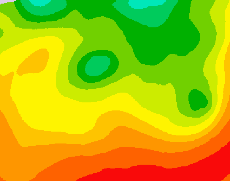 GDPS 500 millibar geopotential height 234 hour forecast chart for Canada based on 2026/08/06 0000Z data