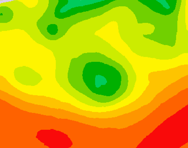 GDPS 500 millibar geopotential height 072 hour forecast chart for Canada based on 2026/08/06 1200Z data