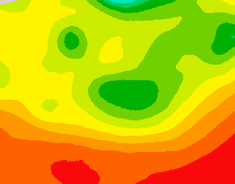 GDPS 500 millibar geopotential height 108 hour forecast chart for Canada based on 2026/08/06 1200Z data