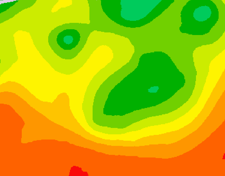 GDPS 500 millibar geopotential height 150 hour forecast chart for Canada based on 2026/08/06 1200Z data