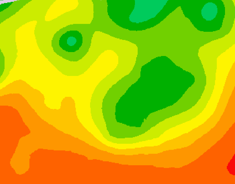 GDPS 500 millibar geopotential height 156 hour forecast chart for Canada based on 2026/08/06 1200Z data