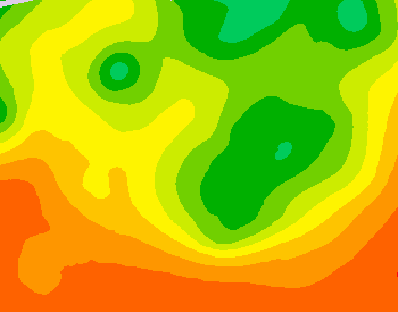 GDPS 500 millibar geopotential height 162 hour forecast chart for Canada based on 2026/08/06 1200Z data