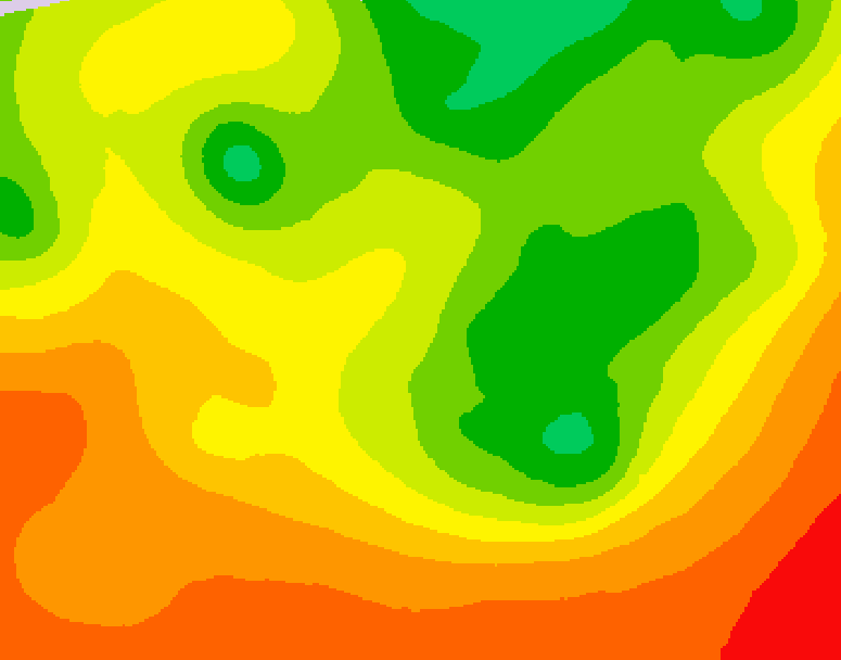 GDPS 500 millibar geopotential height 174 hour forecast chart for Canada based on 2026/08/06 1200Z data