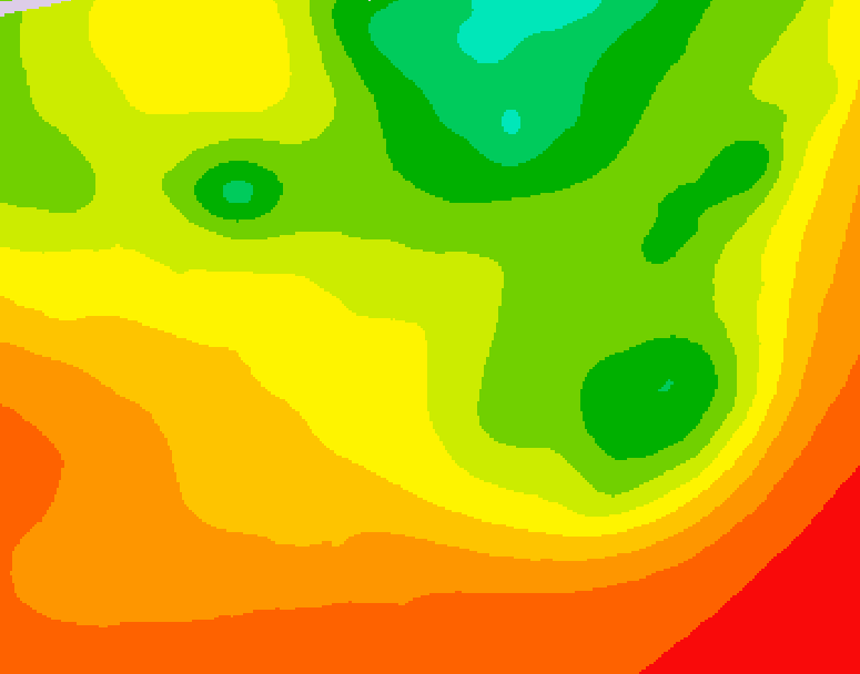 GDPS 500 millibar geopotential height 198 hour forecast chart for Canada based on 2026/08/06 1200Z data