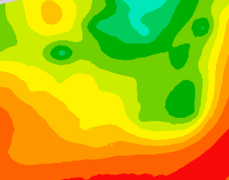 GDPS 500 millibar geopotential height 210 hour forecast chart for Canada based on 2026/08/06 1200Z data