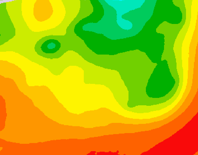 GDPS 500 millibar geopotential height 216 hour forecast chart for Canada based on 2026/08/06 1200Z data