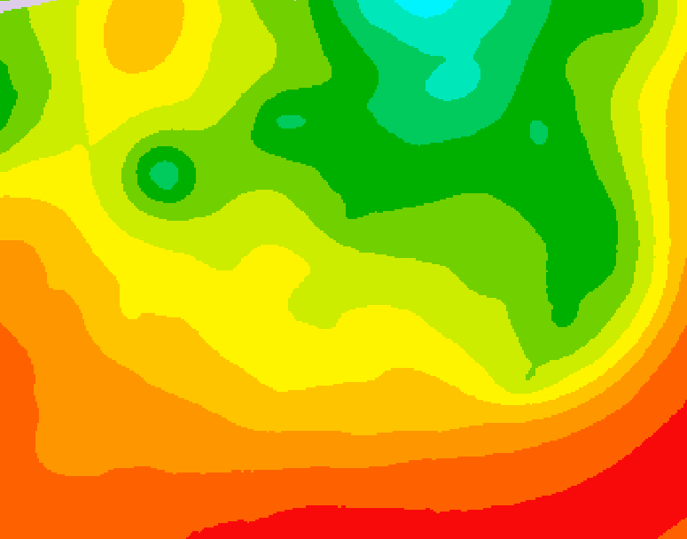 GDPS 500 millibar geopotential height 228 hour forecast chart for Canada based on 2026/08/06 1200Z data